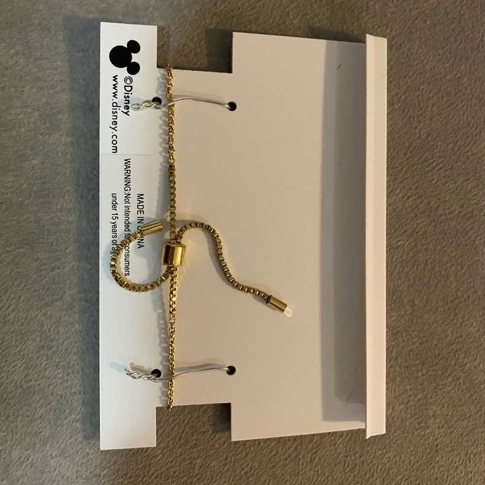Disney Bracelet with Minnie Mouse Charm - Picture 2 of 2
